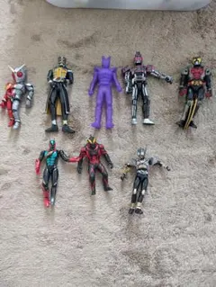 仮面ライダー フィギュア ソフビ 8体セット まとめ売り