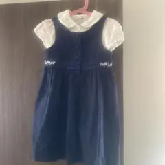 お受験　CHOPIN ネイビー ワンピース