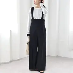 quaranciel:ストライプ ハイウエスト サロペット ¥11,000のサムネイル