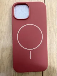 MagSafe対応 iPhone15 シリコンケース レッドのサムネイル