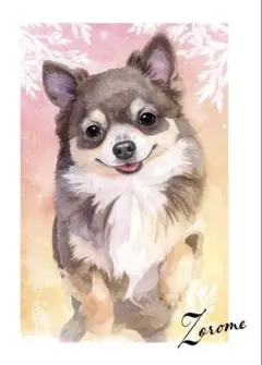 ペット似顔絵作成　ご希望の方はコメントへ　複数匹も◎フレーム付き