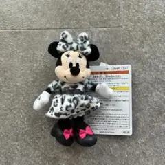 ミニー　ヒョウ柄　ぬいぐるみ