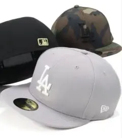 NEW ERA 59FIFTY MLBドジャース グレー 7 3/8