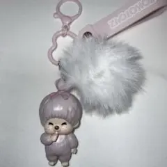 TOKOTOYZ モンチッチ ミニフィギュアチャーム キーホルダー PINK
