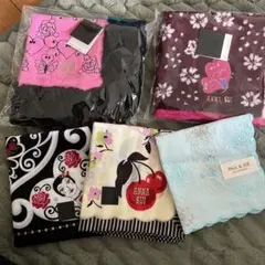 ANNA SUI & PAUL & JOE ハンカチセット