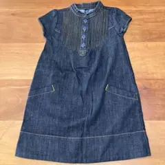 未使用 baby Gap デニム 半袖 ワンピース 110cm