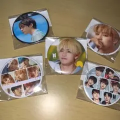 bts テヒョン ジミン 缶バッジ v jimin