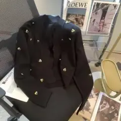 カーディガン coco ハート 飾り サンローラン no5 ジャケット ココ