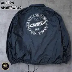 AUBURN SPORTSWEAR00s90sナイロンビックロゴコーチジャケット
