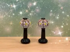 花ぼんぼりペア（L) ガラス細工 ミニチュア - メルカリ