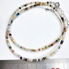 サービス品＊マルチストーンのネックレスk52