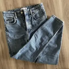 美品　ZARA ザラ ハイウエスト　スキニーデニムパンツ　EUR34 ブルーのサムネイル