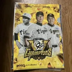 阪神タイガース 優勝記念クリアファイル 藤川球児