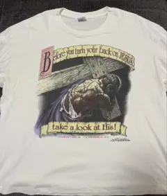 古着 90s USA製 イエス キリスト 十字架 ジーザス Tシャツ XL - メルカリ