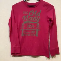 Old Navy 長袖カットソー 100cm 赤　10-12