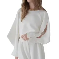 美品　Maison de Dolce.　キルティングポンチョ　F　ホワイト ALL ITEMS | maison de Dolce.