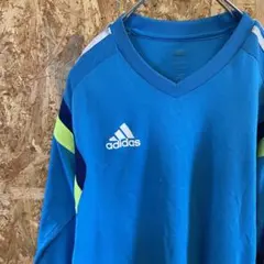 AE10120 adidas 長袖Tシャツ ライトブルー メンズ L ポス