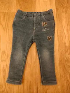 KP ジーンズ風デザイン ボトムス 80cm