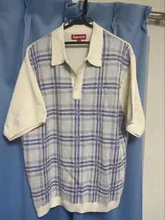 2026年最新】supreme plaid knit s/s polo whiteの人気アイテム - メルカリ