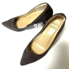 Odette e Odile パンプス スエード ヒール オデットエオディール