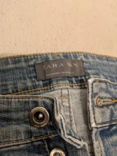ZARA MAN スキニーデニム ストレッチ ネイビー M相当 股下約68cm