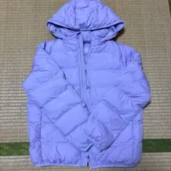 ユニクロキッズダウン150 ライトパープル
