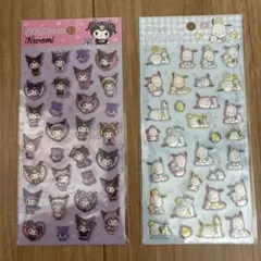 ぷくっとシール　クロミ　ポチャッコ　2種セット