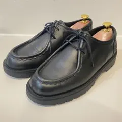 【美品】クレマン パドロール チロリアンシューズ 24.5cm 黒 フランス製のサムネイル