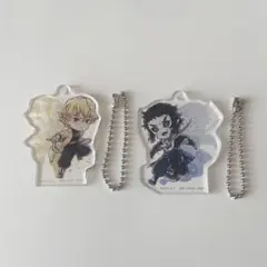 鬼滅の刃　一番くじ　我妻善逸　獪岳　アクリルチャーム