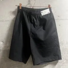 GU コットンブレンドイージーハーフパンツ ブラック Sのサムネイル