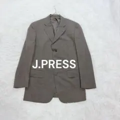 ジェイプレス◇テーラードジャケット シングル L相当 カーキ 3つボタン 背抜き