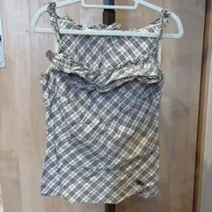 BURBERRY ノバチェック タンクトップ フリルのサムネイル