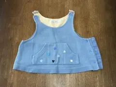 【美品】familiar ベビーベスト 80 水色