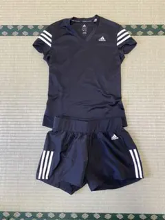 レディース　adidasジム　トレーニングウェア　セットアップMサイズ