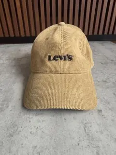 【美品】LEVI'S コーデュロイキャップ ベージュ