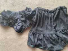 フリル付きダークグレーショートパンツ Mサイズ　発送注意あり