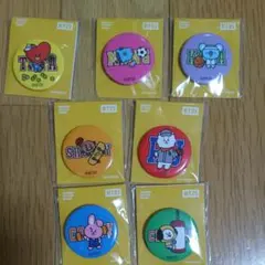 BT21 ファミマコラボ 缶バッジセット