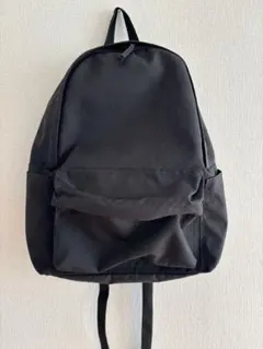 無印良品　 肩の負担を軽くする　撥水　リュックサック黒