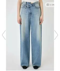 MOUSSY　CROSS WAIST WIDE STRAIGHTのサムネイル