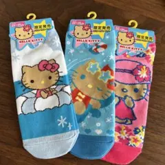 新品　日焼けキティ　靴下　ドンキ　限定　サンリオ　まとめ売りのサムネイル