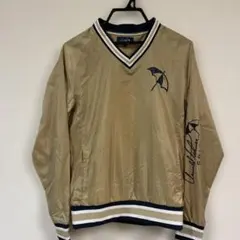 ベージュ Vネックジャケット 長袖