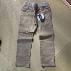 スリムストレートパンツ 120サイズ ベージュ