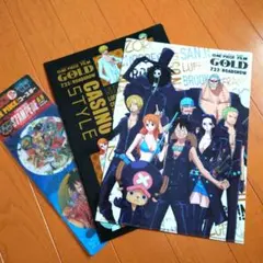 ONE PIECE FILM GOLD A4クリアファイル＆コースター