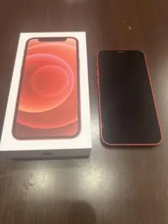 Apple iPhone 12 赤色 本体 充電ケーブル付き