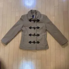 ダッフルコート　コート　アウター　ベージュ　レディース　着痩せ　GAP ギャップのサムネイル