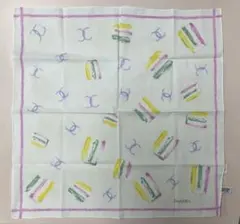 未使用品 CHANEL ココマーク マカロン柄 スカーフのサムネイル