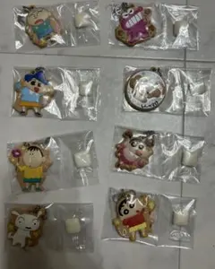 クレヨンしんちゃん　クッキーチャームコット　8種　シークレット込