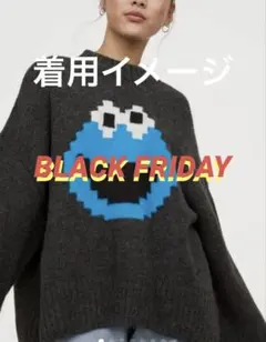 特別オークション【値下げ】クッキーモンスター オーバーサイズニット 長袖