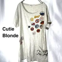 Cutie Blonde ☆半袖Tシャツ フリーサイズ プリント　ゆったりのサムネイル