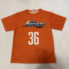 サンロッカーズ渋谷 Tシャツ オレンジ 36番